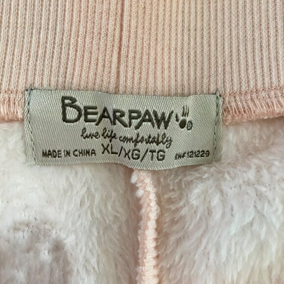 Bearpaw 2 Piece Pink Polka Dot Pajamas Snuggly Soft Women's XL - Picture 8 of 9